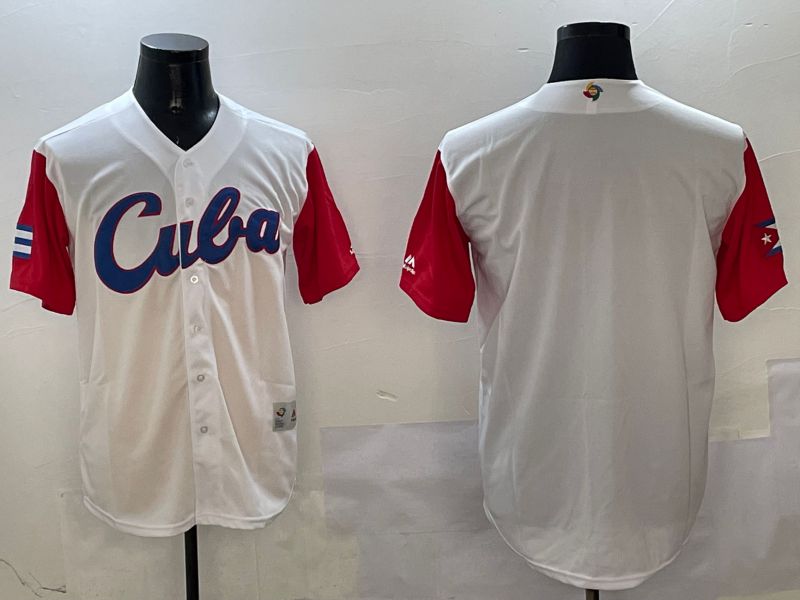 Men 2025 World Cup Blank White Nike MLB Jersey style 326->more jerseys->MLB Jersey